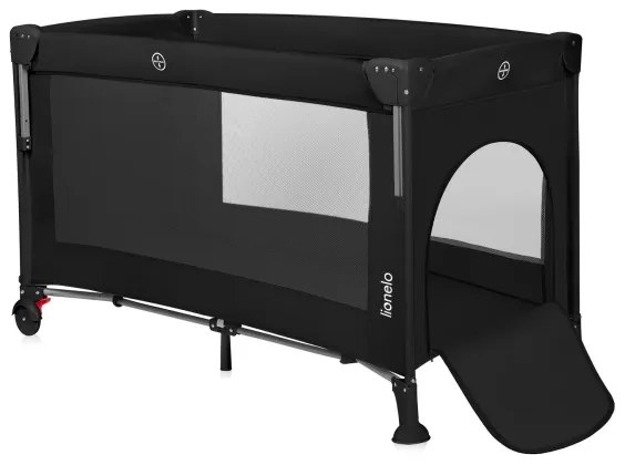 Lionelo - Lettino da viaggio 3 in 1 ELLEN Black Carbon