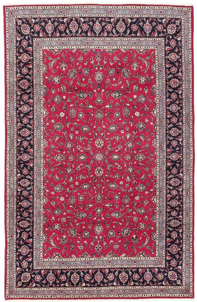 Kashan Tappeto 200 x 310 (Iran) Annodato A Mano