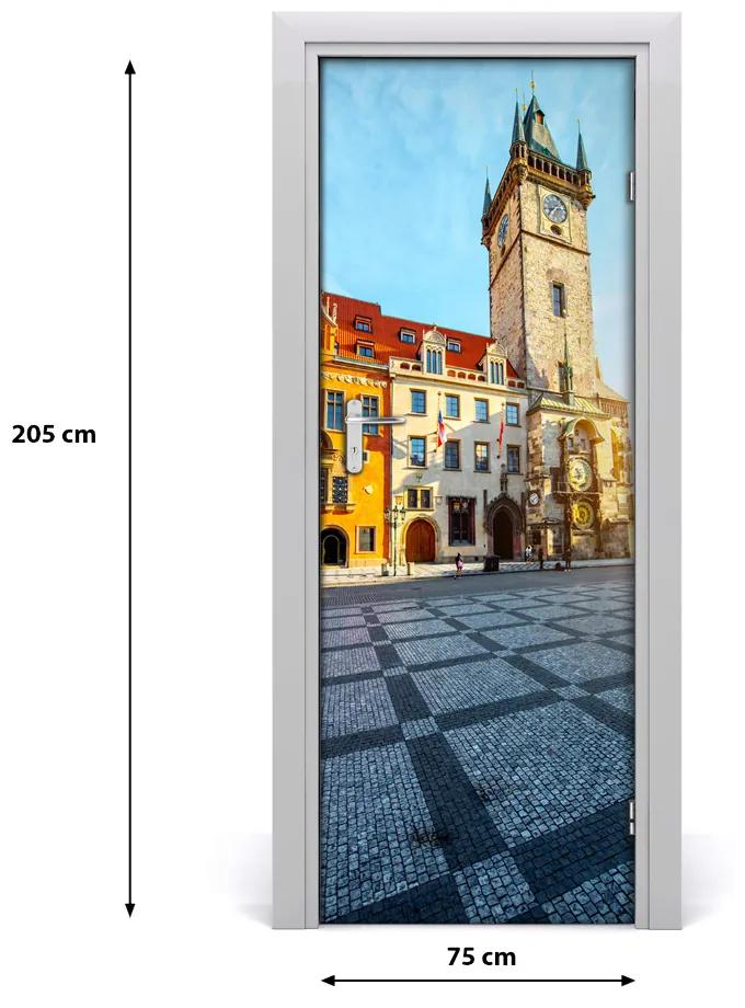 Poster adesivo per porta Praga, Repubblica Ceca 75x205 cm