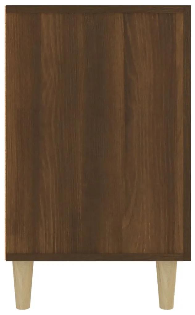 Credenza rovere marrone 100x36x60 cm in legno multistrato