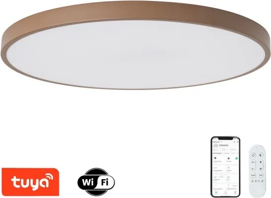 Brilagi-LED Lampada dimmerabile POOL SMART LED/128W/230V 100 cm Wi-Fi Tuya+telecomando marrone