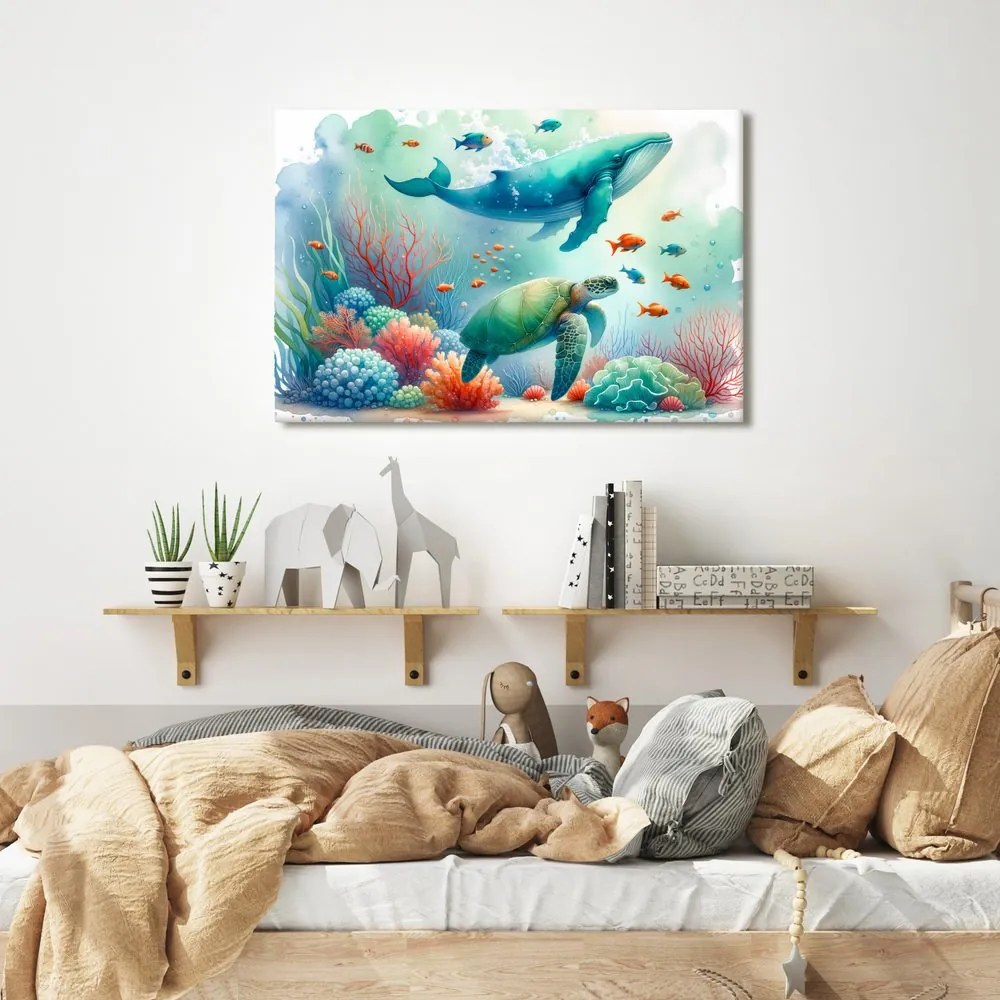 Quadro su tela – Natura e animali marini