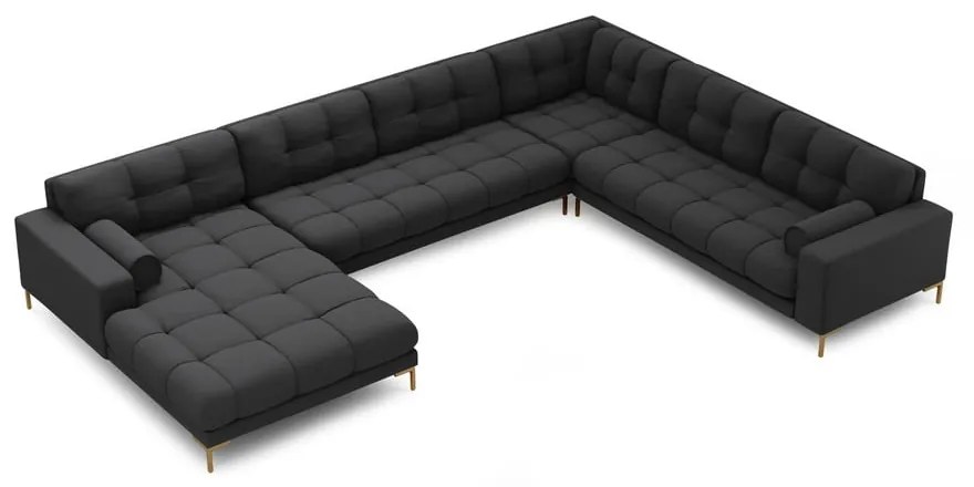 Divano angolare grigio scuro (angolo destro) Bali - Cosmopolitan Design