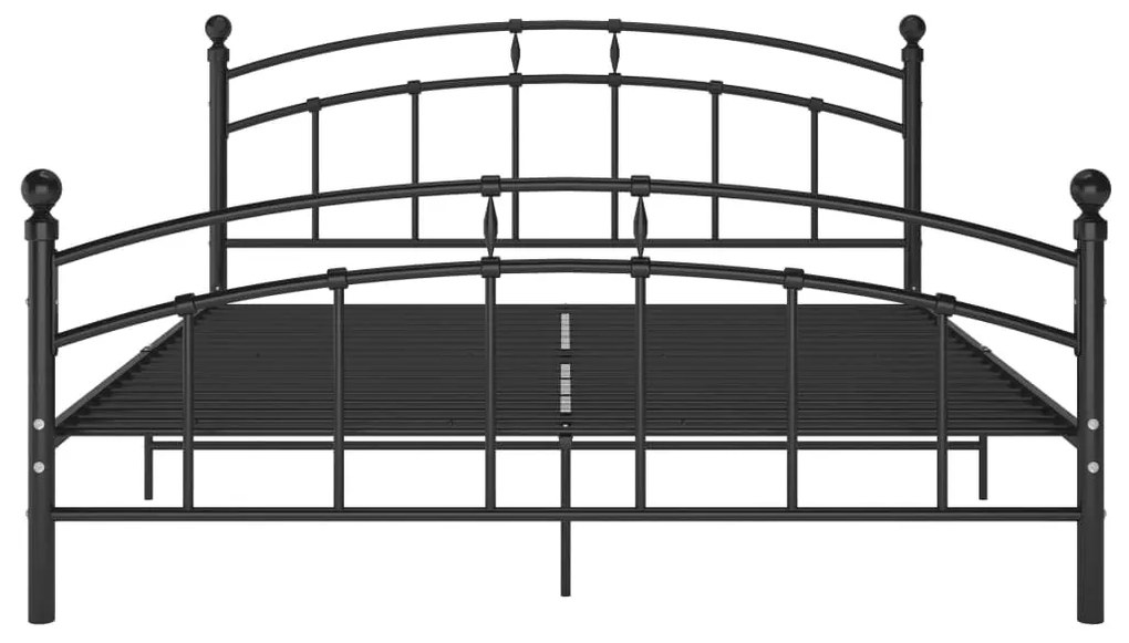 Giroletto nero in metallo 140x200 cm