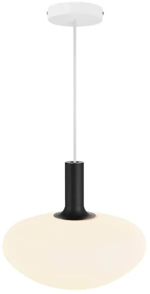 Nordlux - Lampadario a cavo ALTON 1xE27/60W/230V bianco/nero/ottone