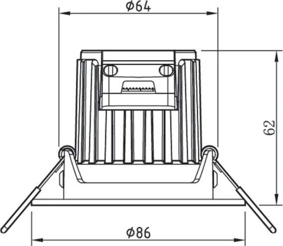Philips - Lampada da bagno dimmerabile ABROSA LED/9W/230V IP44