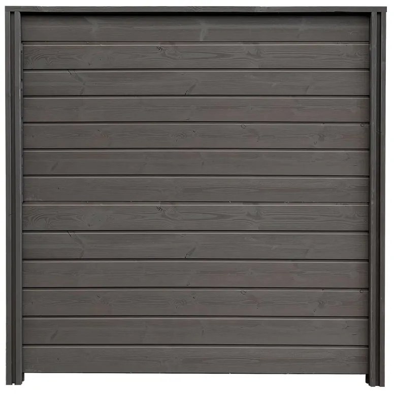 Pannello componibile Thermowood grigio in legno H 178.4 x L 178.6 cm