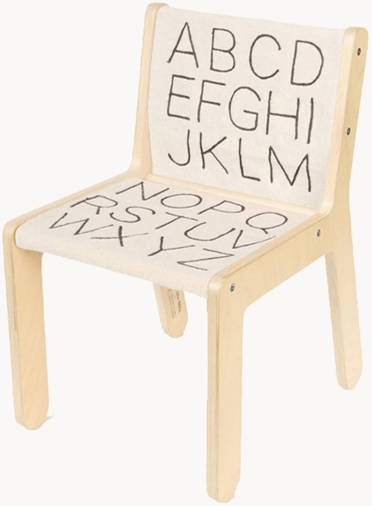 Sedia per bambini in legno ABC