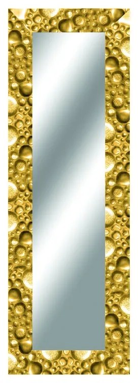 Specchio VESUVIO rettangolare in legno oro 158 x 58 cm
