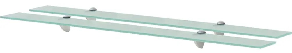 Mensole Galleggianti 2 Pz İn Vetro 100x10 Cm 8 Mm /