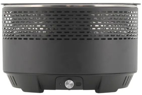 Griglia a carbone da tavolo 4xAA/USB nera