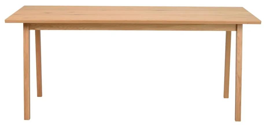 Tavolo da pranzo in legno con decoro in rovere, 180 x 90 cm Melfort - Rowico