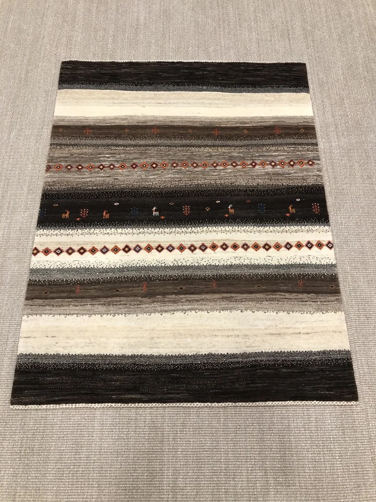 Loribaft Tappeto 150x110 Beige (Iran) Annodato A Mano