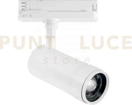 Proiettore a binario led explorer bianco 30w 4500lm cct 3000-4000k ...