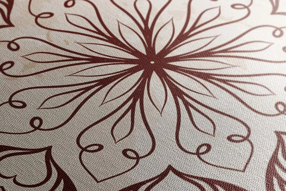 Quadro su tela – Mandala etnica astratta