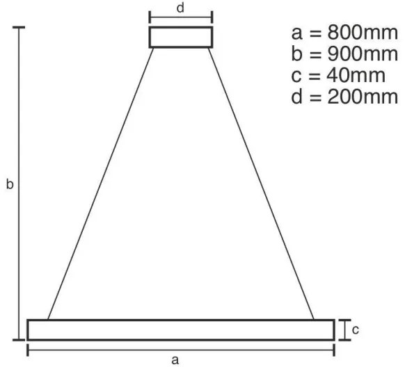 Lampadario a sospensione con filo LED dimmerabile LED/55W/230V 3000-6500K + telecomando