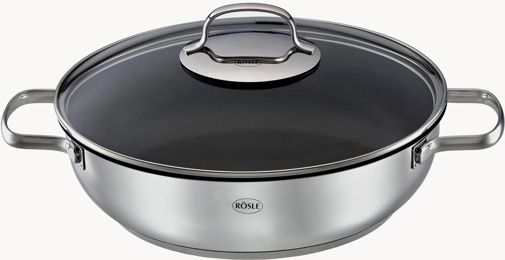 Padella con rivestimento antiaderente e coperchio Elegance
