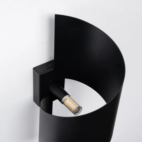 Sollux SL.1309 - Applique TALASSA 1xG9/8W/230V nero