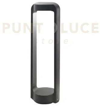 Ges451- paletto in alluminio grigio antracite ip65 a led 4000k 1200...