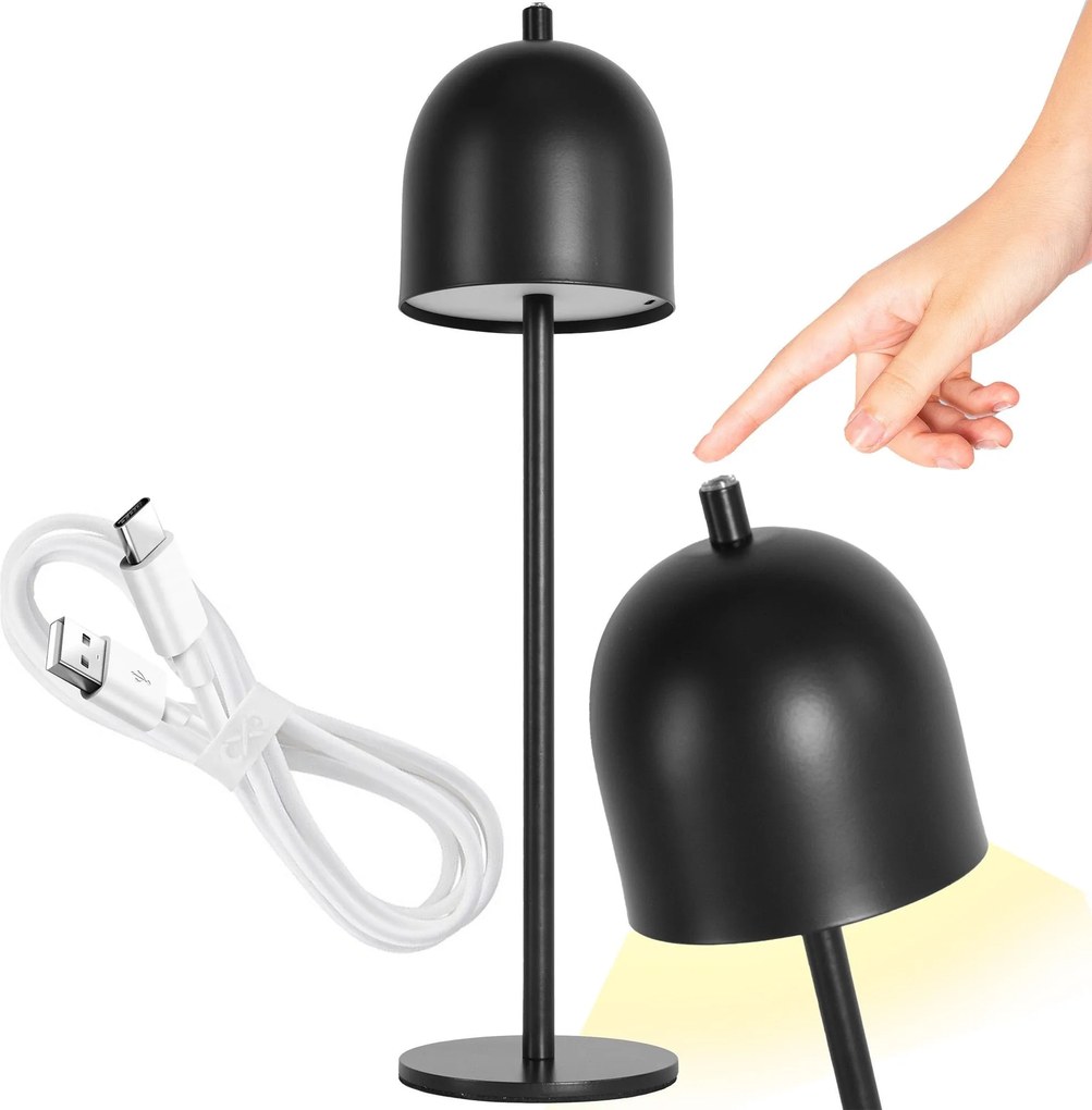 Lampada da comodino APP1358-T black