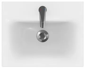 Cersanit K116-009 - Lavabo da incasso MODUO 40x50 cm in ceramica/bianco lucido