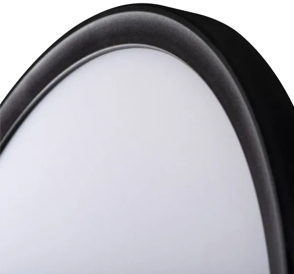 Kanlux 31501- Plafoniera LED da bagno AZPO LED/11,8W/230V diametro 22,5 cm IP54 nero