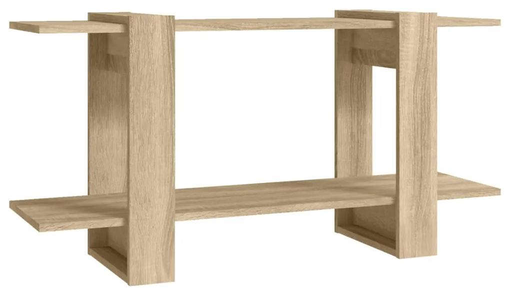 Libreria rovere sonoma 100x30x51 cm in legno multistrato