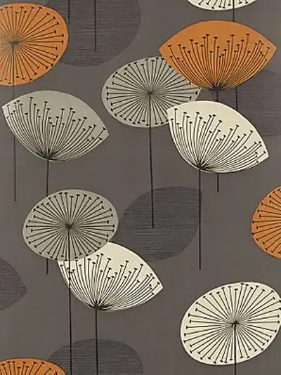 Sanderson Carta da parati Dandelion Clocks - Schiefer