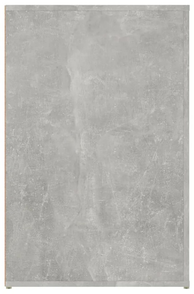 Scrivania Grigio Cemento 100x49x75 cm in Legno Multistrato