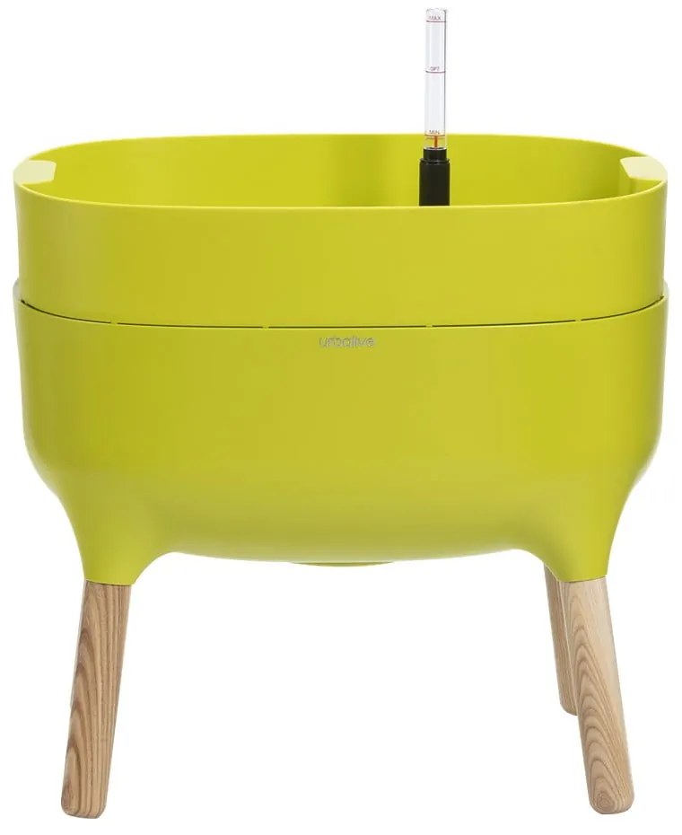 Vaso per coltivazione in plastica con sistema di auto-irrigazione Urbalive – Plastia