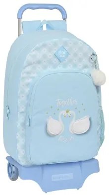 Trolley per la Scuola Glow Lab Cisnes Azzurro 30 x 46 x 14 cm