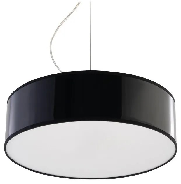 Lampadario nero Atis – Sollux