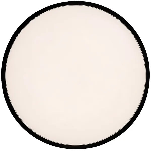 Rabalux 75009 - Plafoniera LED LARCIA LED/18W/230V IP44 4000K nero