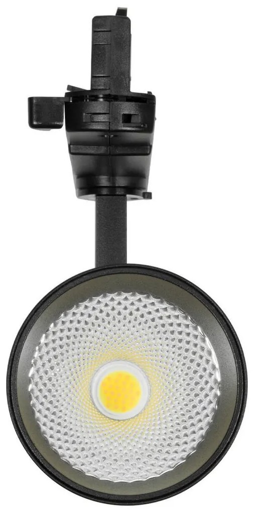 Faro LED 40W Dimmerabile 0-10V per Binario Trifase 38/60° Nero CCT Colore Bianco Variabile CCT