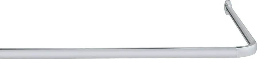 Asta per tende da doccia in argento lucido Era - Wenko