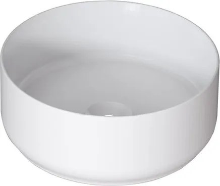 Lavabo da appoggio Kyoto tondo in ceramica bianco L36H12