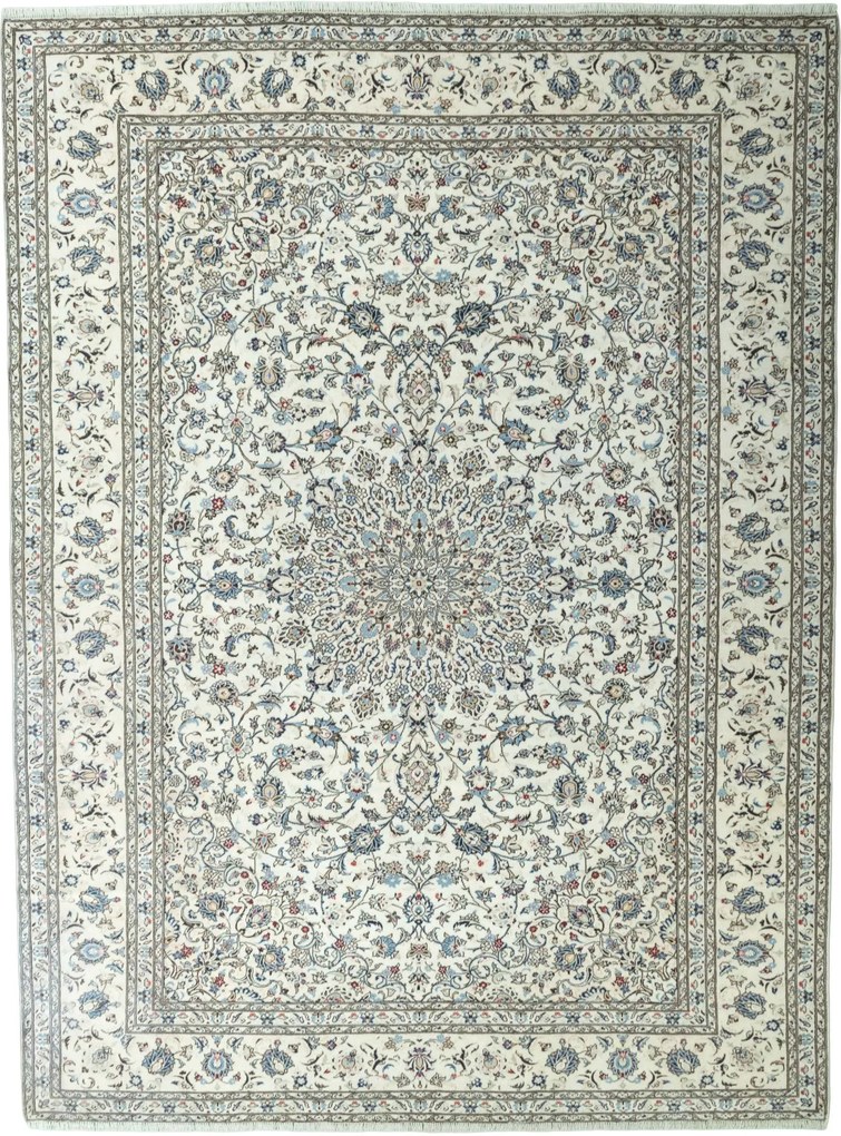 Kashan Tappeto persiano 300x400 Beige (Iran) Annodato A Mano
