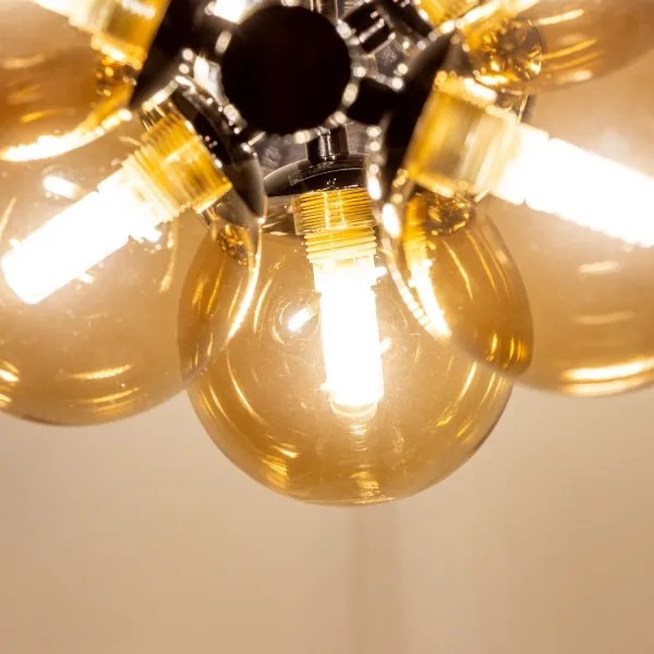 Brilagi - Lampadario LED a sospensione con filo MILLA 6xG9/3W/230V cromo lucido/oro