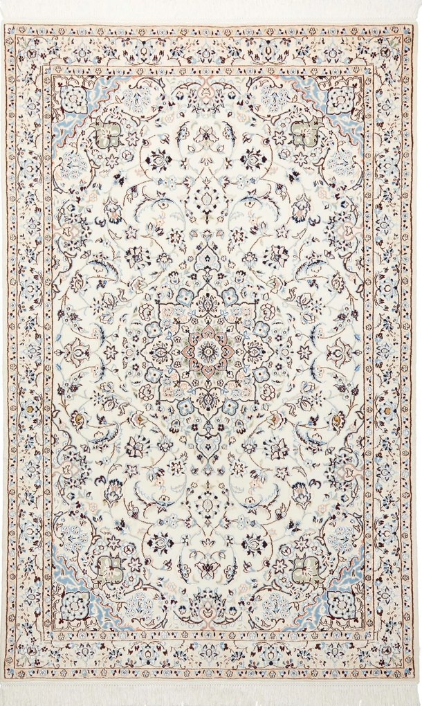Nain Tappeto persiano 210x130 Beige (Iran) Annodato A Mano
