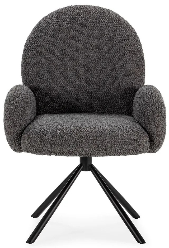 Poltrona grigio scuro Dario - Marckeric