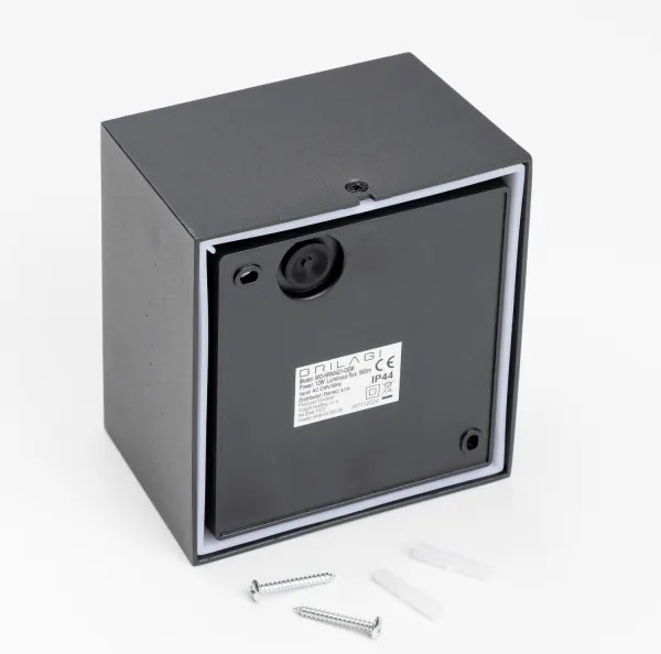 Brilagi - Applique a LED da esterno TERNI LED/12W/230V nero IP44
