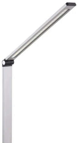 LED Lampada da tavolo con caricatore wireless LED/10W/230V cromo opaco