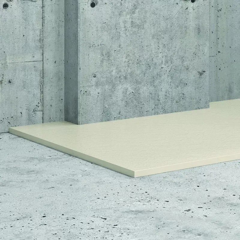 Piatto doccia 120x80 colore avorio crema effetto pietra - KAMALU