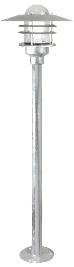 Nordlux - Lampada da esterno AGGER 1xE27/60W/230V IP54 argento