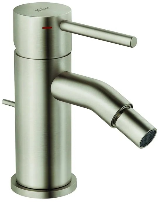 Rubinetto per bidet TAYRONA HUBER nichel spazzolato satinato