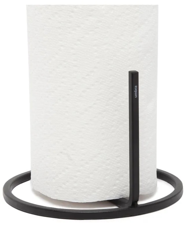 Porta asciugamani da cucina in acciaio nero ø 17 cm Squire - Umbra