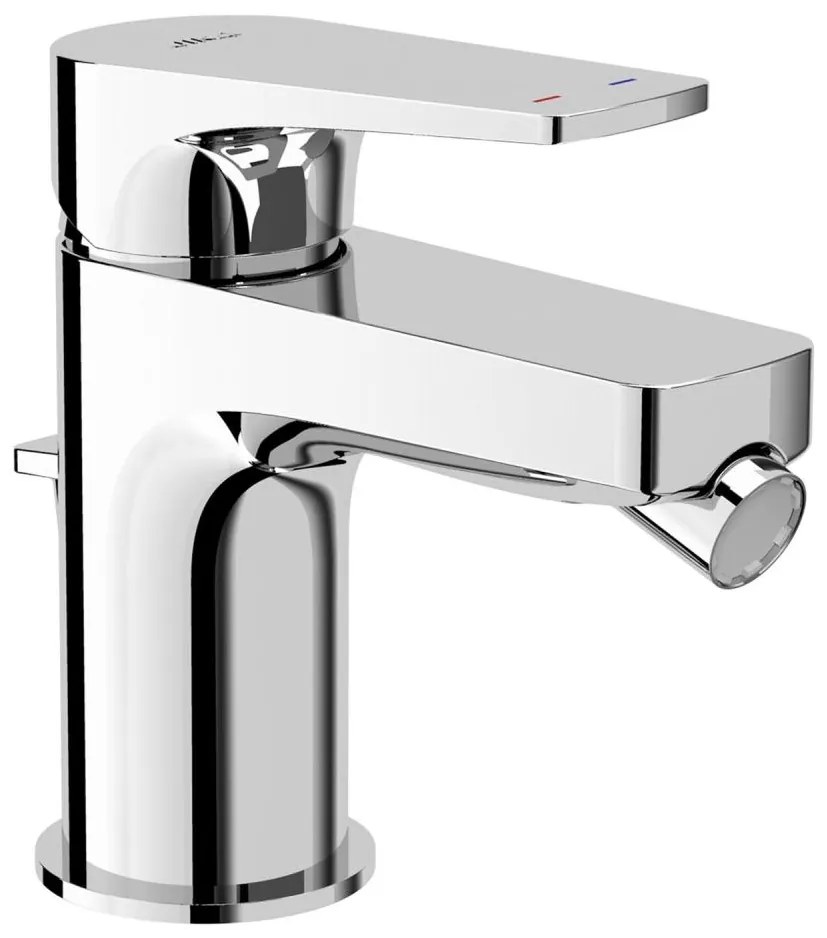 JIKA H3411X10041111 - Miscelatore bidet CUBITO 12,8 cm con scarico senza troppop