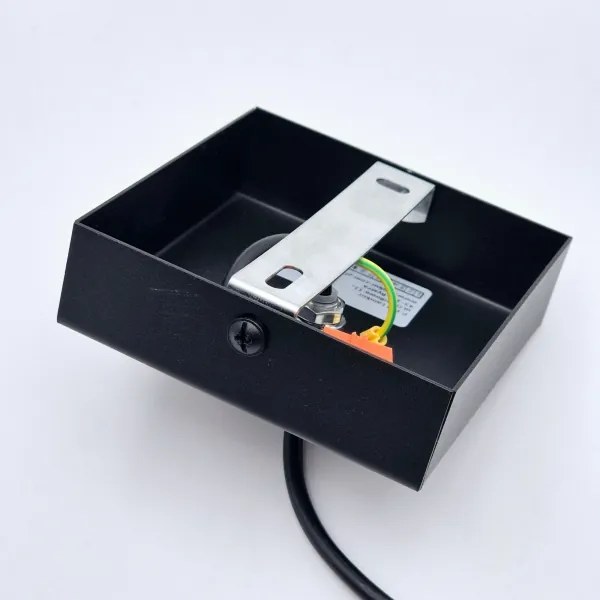 Lampadario a sospensione con filo ASTRID 1xE27/60W/230V opaco nero