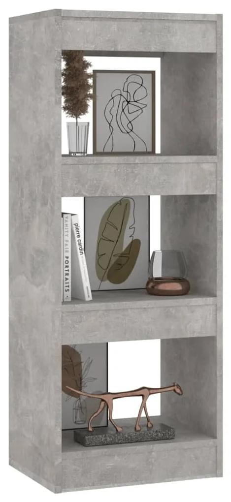 Libreria/divisorio grigio cemento 40x30x103 cm in truciolato