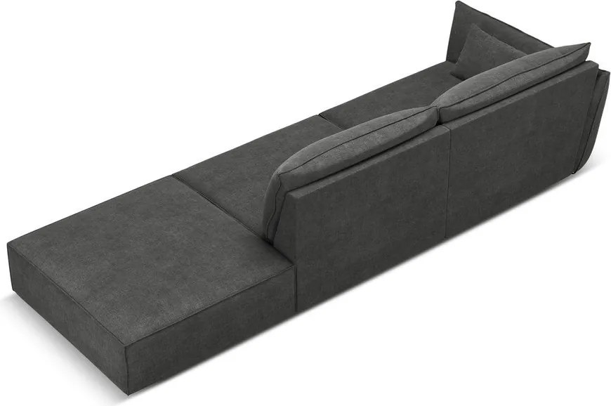 Divano angolare grigio Vanda - Mazzini Sofas